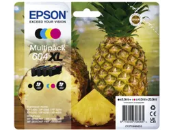 Epson 604XL T10H46 Inktcartridges Zwart + 3 Kleuren XL
