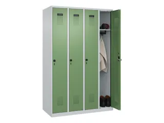 locker,HxBxD 1850x1200x500mm,4vak,vak B 300mm,draaigrendel - 1