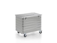 Dossierafvalbak 415 Liter Aluminium Hxbxd 1050x700x840mm