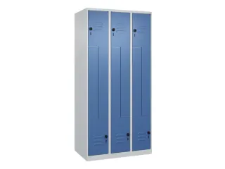 Z-garderobekast,HxBxD 1850x900x500mm,vak B 150/300mm,draaigrendel - 1