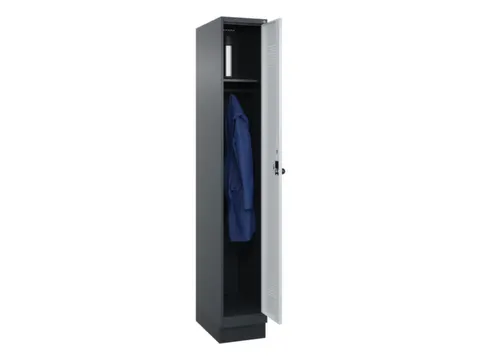 locker,HxBxD 1950x300x500mm,1vak,vak B 300mm,draaigrendel,sokkel