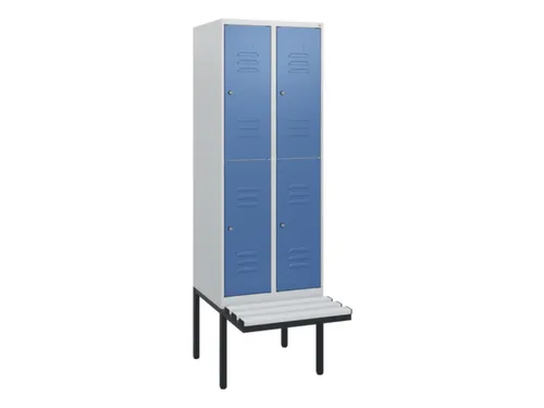 Dubbeldekse dekenkist,HxBxD 1950x600x815mm,2x2vak.,vak B 300mm