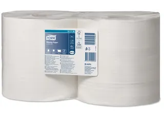 Poetspapier Tork W2 Advanced 1-laags 1150 vel wit 131135 - 3