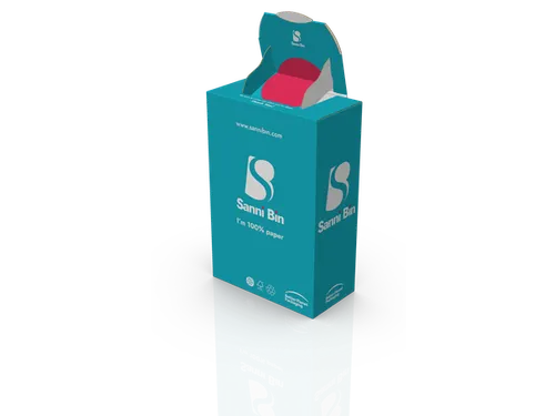 Sanni Bin disposable hygiënebak 14 liter karton (10 stuks)