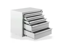 ladekast,HxBxD 600x700x435mm,5lade(n),volledig uittrekbaar