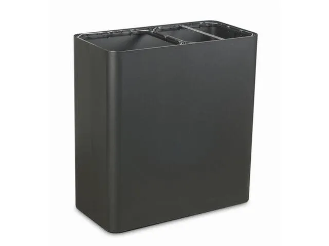 Afvalverzamelstation,2X100L,Romp Zwart