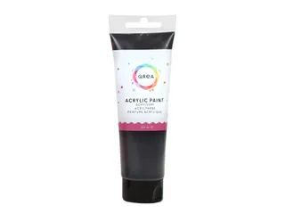 Acrylverf Qrea 120 ml zwart - 2