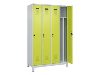 locker voor scheiding van kleding,HxBxD 1950x1200x500mm,4vak - 1