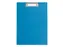 Klembordmap MAUL A4 staand met penlus PVC neon lichtblauw
