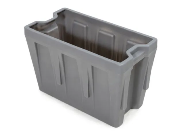 inzetbak,v. stapelbak 300l,HxBxD 440x351x667mm,PE,grijs