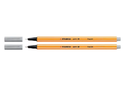 Fineliner STABILO point 88/94 licht grijs 0.4mm