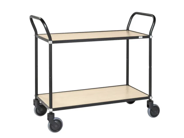 tafelwagen,draagverm. 250kg,2xhouten plaat,laadvl. LxB 950x430mm