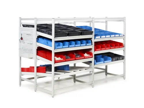 ESD-Kanban-stelling,aanbouwveld achter,HxBxD 1860x1385x735mm