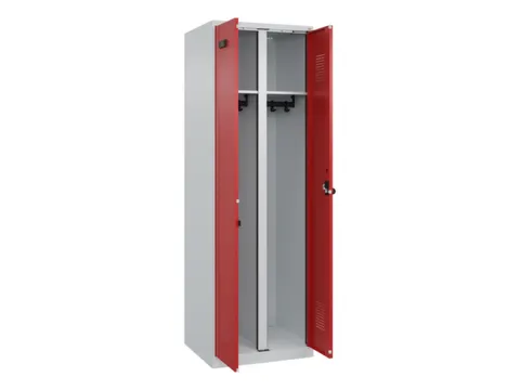locker voor scheiding van kleding,HxBxD 1850x600x500mm,2vak