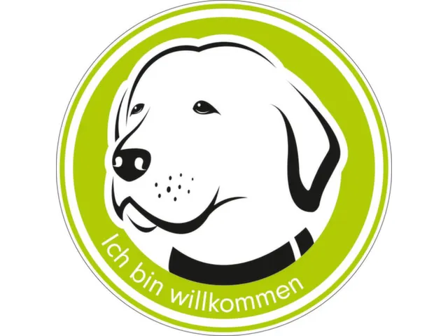 aanwijzingsbord,Honden welkom,folie,groen/wit/zwart,zelfklevend