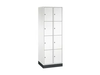 lockerkast,HxBxD 1950x620x500mm,2x4vakken,cil.-slot,sokkel - 2