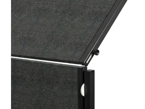 PREMIUM PLUS workshopbord inklapbaar 150x120cm antraciet vilt