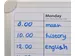 DESQ Whiteboard Weekplanner 60x90cm