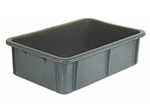 Stapelbak Pe Hxlxb 165X600X400Mm Inhoud 30L Grijs