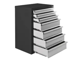 ladekast,HxBxD 900x700x435mm,7lade(n),volledig uittrekbaar - 1