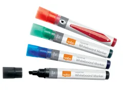 Viltstift Nobo whiteboard Liquid schuin assorti 4mm