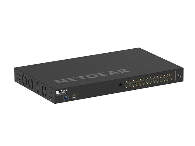 NETGEAR GSM4230P, Managed, L2/L3, Gigabit Ethernet (10/100/1000), Powe