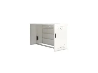 fietsgarage,aanbouwveld,HxBxD 1250x850x2050mm,wanden staal,dak staal - 2
