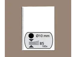 Draadrug Fellowes 10mm 34-rings A4 zwart 100stuks
