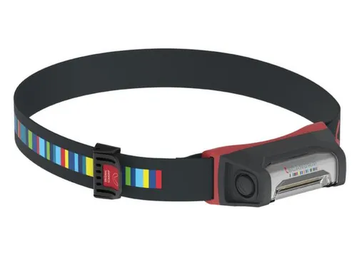 hoofdlamp,COB-LED,25-250lumen,hoofdband,sensor,straalhoek 120 °,accu