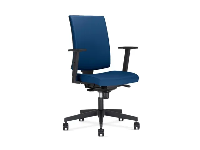Siège De Bureau Pivotant Revêtement Bleu Assise Hxlxp 410-540X460X45