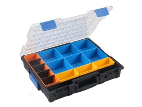 Assortimentskoffer,type 2,HxBxD 76x440x335mm,kunststof,koffer zwart