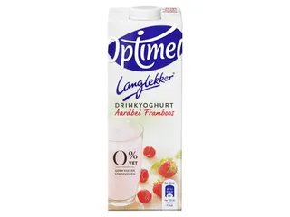 Drinkyoghurt Optimel Langlekker aardbei framboos 1liter - 1