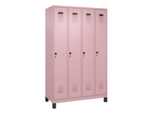 locker voor scheiding van kleding,HxBxD 1950x1200x500mm,4vak