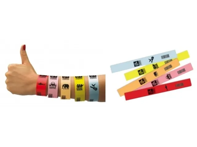 Zebra Z-Band Fun Polsbandje 10012713-7K paars 25x254mm 6x350 stuks