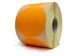 Etiketten Op Rol 25mm Fluor Oranje Met Dispenser 500 Stuks