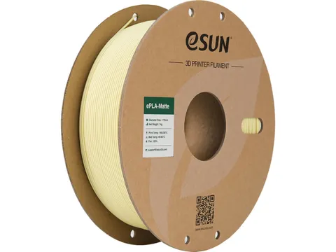 eSUN 3D printer Filament ePLA-Matte 1,75mm Amandel Geel 1kg