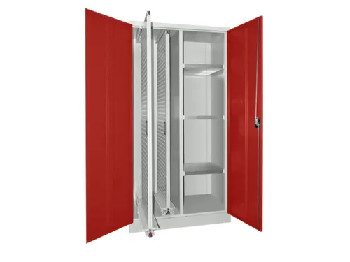 verticale kast,HxBxD 1950x1000x600mm,RAL7035,front RAL3000