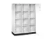 grootvolume-lockersysteem,HxBxD 1750x1220x500mm,3x4vakken,cil.-slot