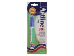Permanent marker Artline 90 blauw (op blister)