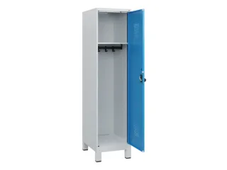 schoollocker,HxBxD 1630x400x500mm,1vak,vak B 400mm,draaigrendel,voeten - 1