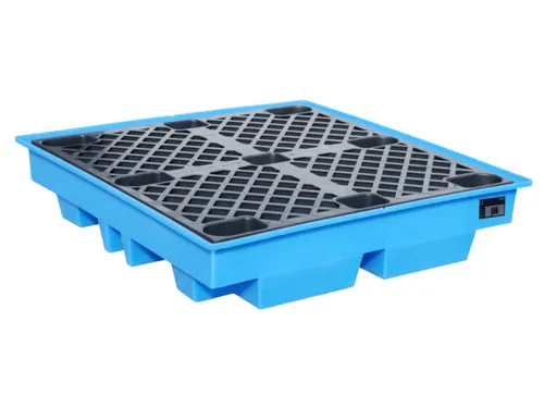 Opvangbak 4X 200L Pe H X B X D 275X 1280X 1280Mm Pe-Pallet