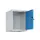 opzetkast,v. locker,1vak.,vak B 400mm,HxBxD 500x400x500mm,draaigrendel