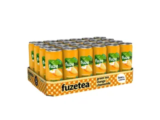 Frisdrank Fuze Tea Green Tea mango chamomile blik 330ml - 3