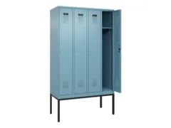 locker,HxBxD 2120x1200x500mm,4vak,vak B 300mm,cil.-slot,voetonderstel