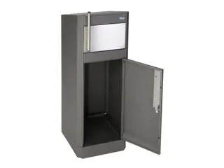 afvalbak,25l,HxBxD 835x315x336mm,brandbeveiligingsklasse A1 - 2