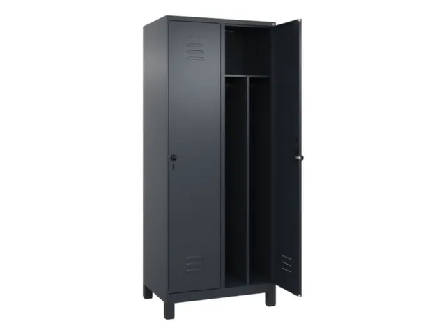 locker voor scheiding van kleding,HxBxD 1950x800x500mm,2vak