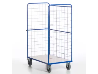 etagewagen,draagverm. 600kg,laadvl. LxB 1200x800mm,houtetage,RAL5010 - 3