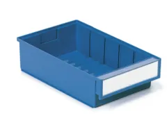 stellingbak,HxBxD 82x186x300mm,PP,blauw