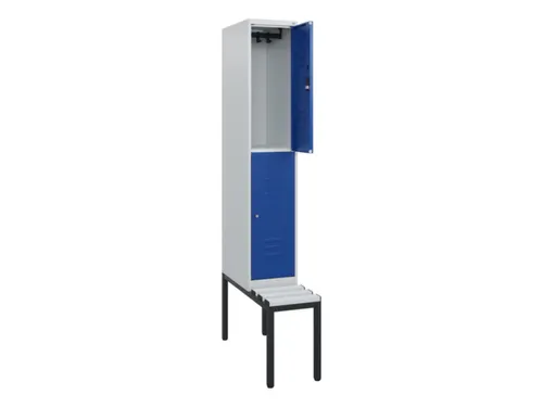 Dubbeldekse dekenkist,HxBxD 1950x300x815mm,1x2vak.,vak B 300mm