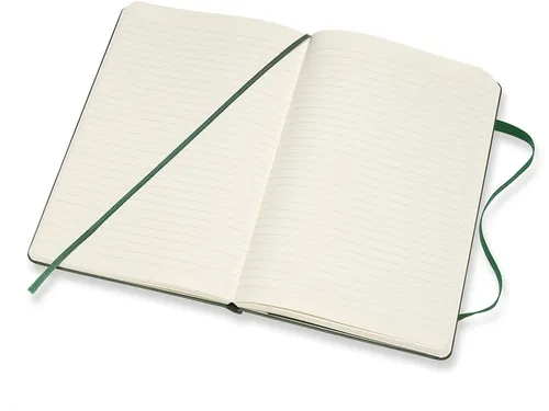 Notitieboek Moleskine large 130x210mm lijn hard cover myrtle green